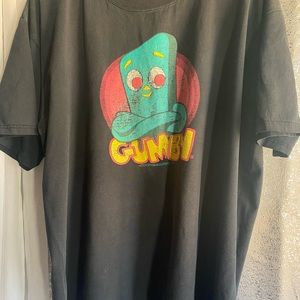 Black Vintage Gumby Shirt XL (Unisex)